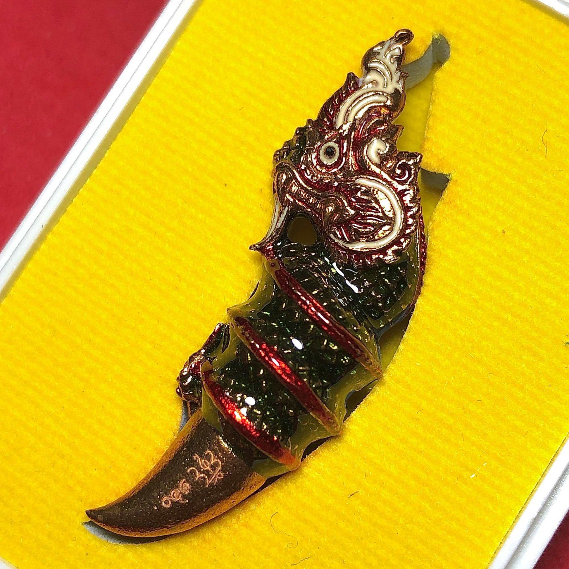 Naga Fang Amulet – “Supreme Charm & Wealth Naga Tusk” from Nakhon Ratchasima