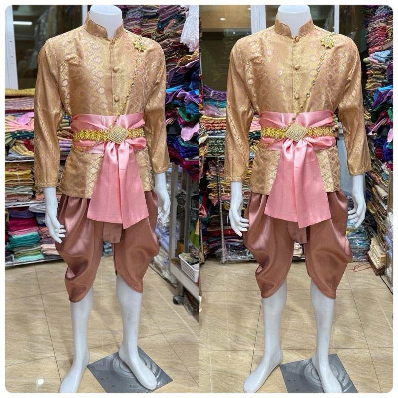 Modern Thai Ceremonial Outfit for Men - Thai Blessing Co