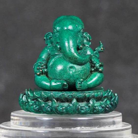 Ganesha on Lotus Base – Sacred Blessing Edition by Luang Phor Ngern, Wat Ban Or - Thai Blessing Co