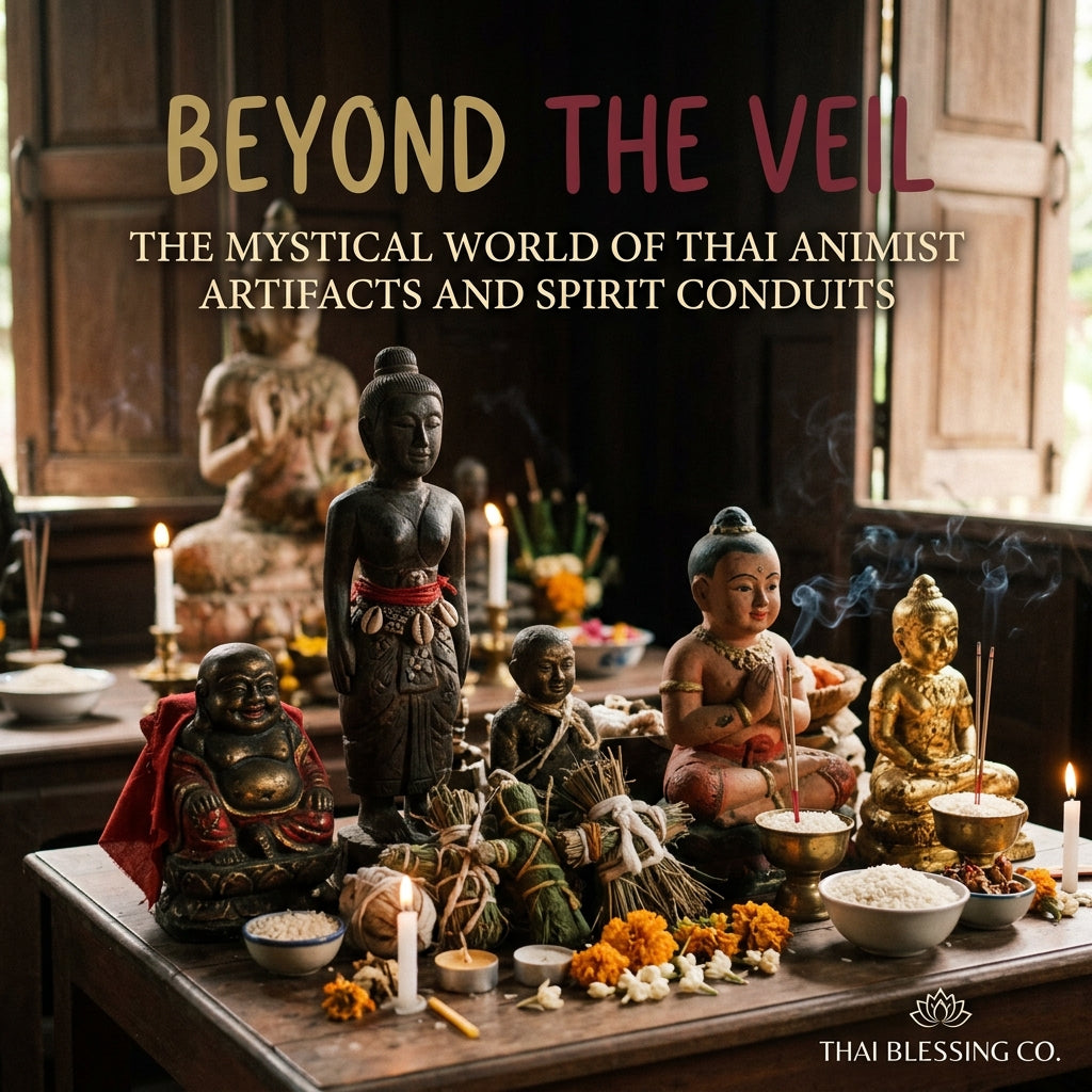 Beyond the Veil: The Mystical World of Thai Animist Artifacts and Spirit Conduits | Thai Blessing Co