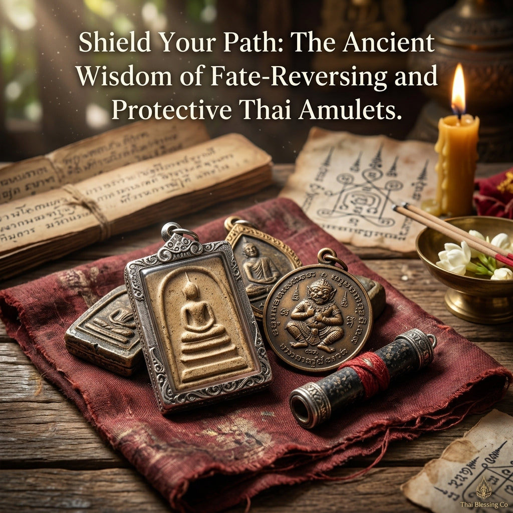 Shield Your Path: The Ancient Wisdom of Fate-Reversing and Protective Thai Amulets | Thai Blessing Co