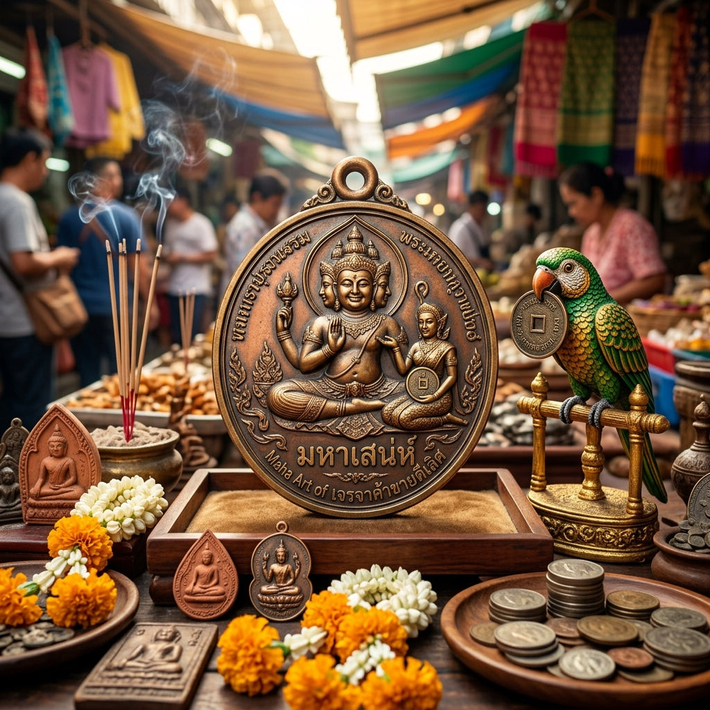 🪙 The Art of Eloquence and Infinite Acquisition: Authentic Thai Amulets for Supreme Charisma, Miraculous Commerce, and Absolute Fortune 🦜