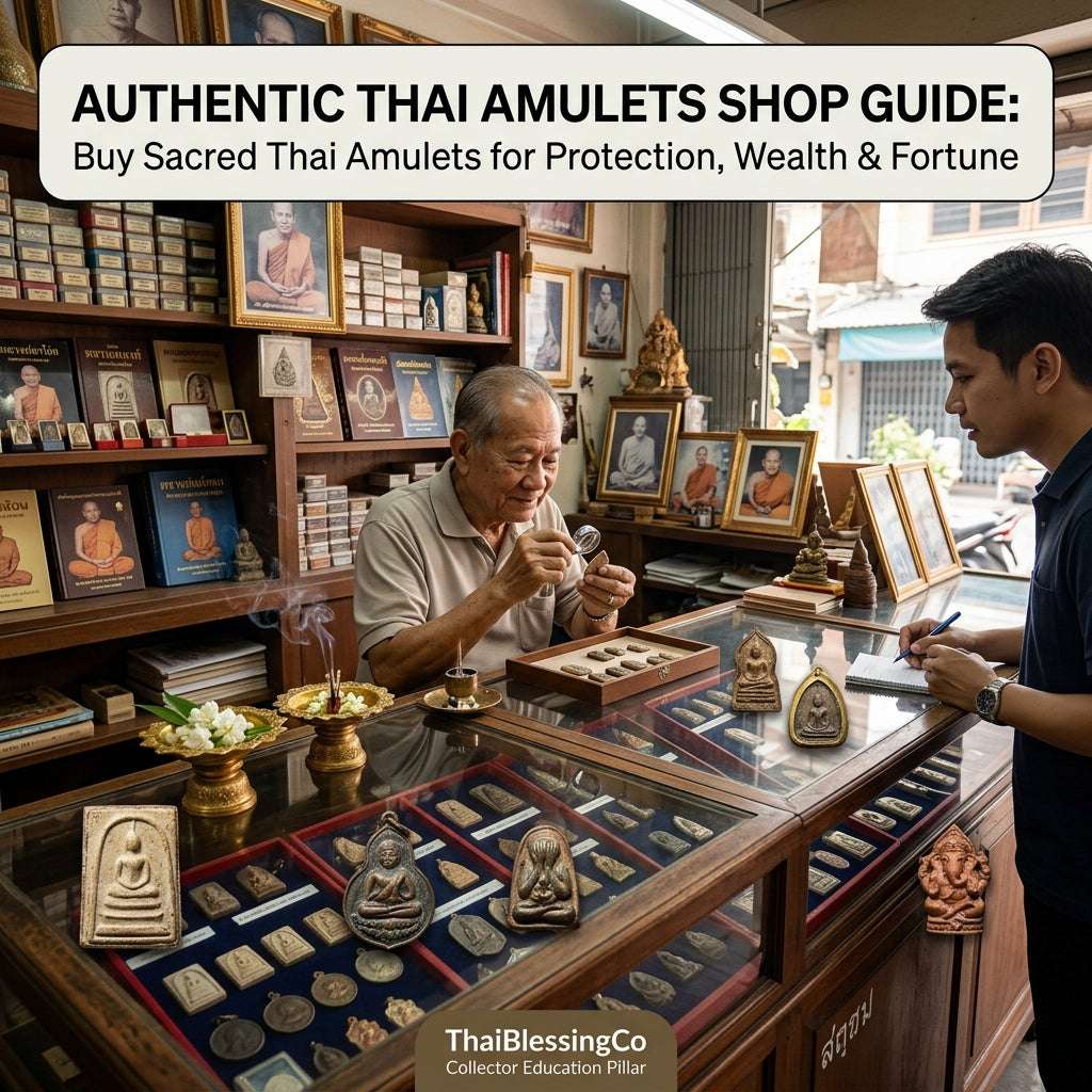🔱 Authentic Thai Amulets Shop Guide: Buy Sacred Thai Amulets for Protection, Wealth & Fortune | ThaiBlessingCo Collector Education Pillar Thai Blessing Co By RURUECHA