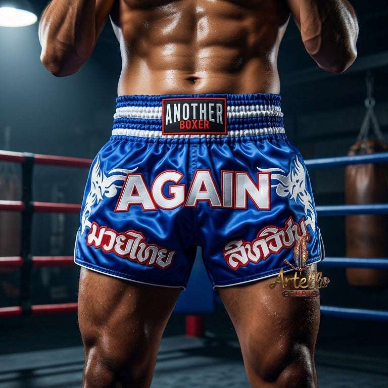 🥊 Muay Thai Shorts Kickboxing MMA Fight Shorts for Men Women Kids – Thai Boxing Training Gear, Breathable Quick Dry Martial Arts Combat Shorts