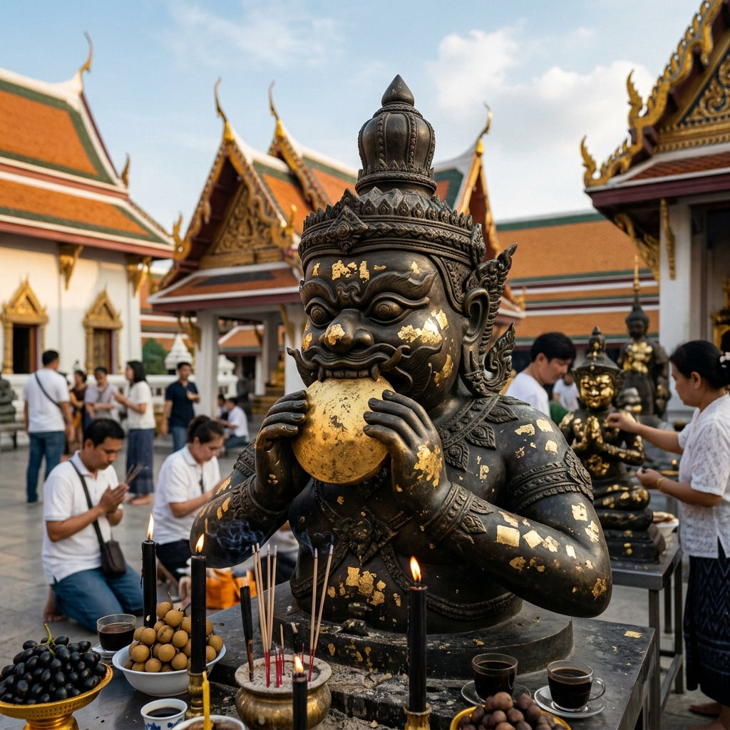 Decoding the Power of Phra Rahu: The Eclipse Deity of Astronomical Fortune, Karmic Cleansing, and Reversing Bad Luck