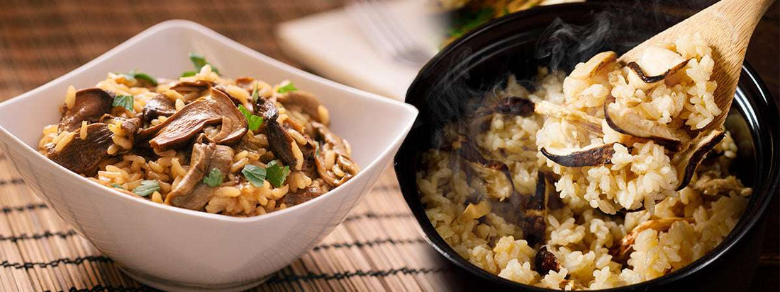 Rice Cooker Baked Oyster Mushrooms: Fragrant, Juicy, Easy to Make, Served with a Spicy Seafood Cream Salad Dip to Cut Through the Richness Thai Blessing Co By RURUECHA