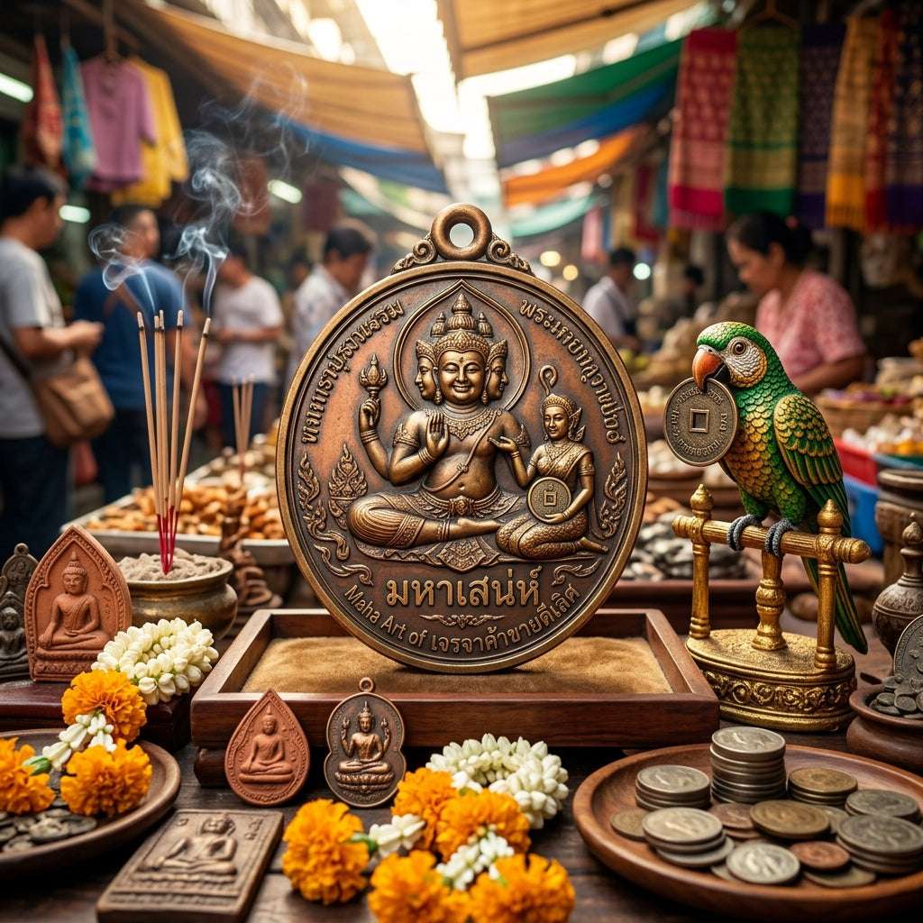 🪙 The Art of Eloquence and Infinite Acquisition: Authentic Thai Amulets for Supreme Charisma, Miraculous Commerce, and Absolute Fortune 🦜 Thai Blessing Co By RURUECHA