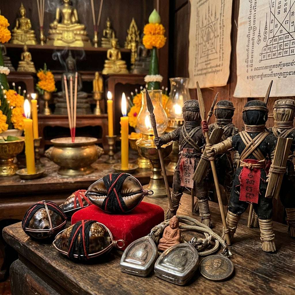 🛡️ The Esoteric Vanguard: Authentic Thai Talismans, Bia Gae Mercury Shields, and the Astral Automations of Spirit Soldiers ⚔️ Thai Blessing Co By RURUECHA
