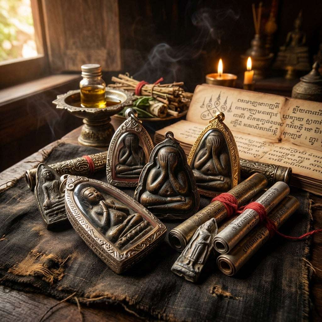 ⚔️ The Sovereign Shield: Authentic Thai Amulets, Invulnerability Alchemy, and the Unyielding Power of Warrior Kings 🛡️ Thai Blessing Co By RURUECHA