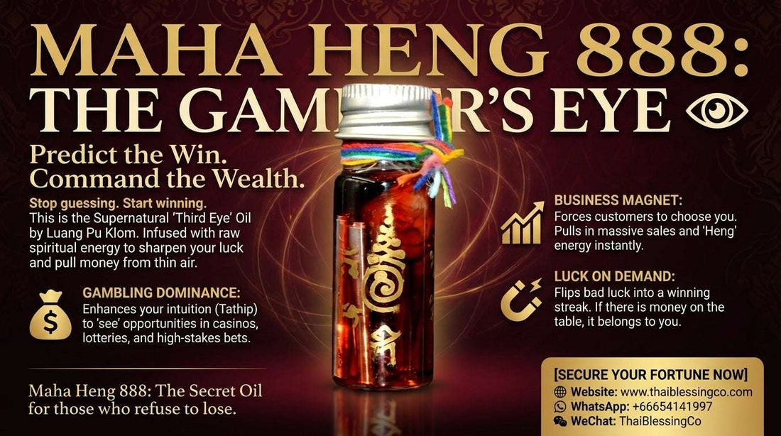 👁️ 洞察先機，八八八大發：Visionary888【天眼·大亨】招財精油 💰✨ - Thai Blessing Co By RURUECHA