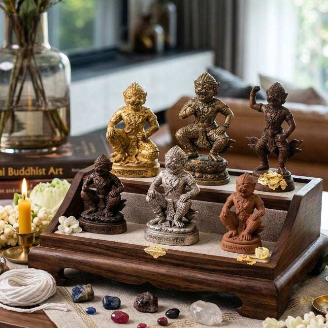 Hanuman Sovereign Warrior Deities & Mystic Power Art Thai Blessing Co By RURUECHA