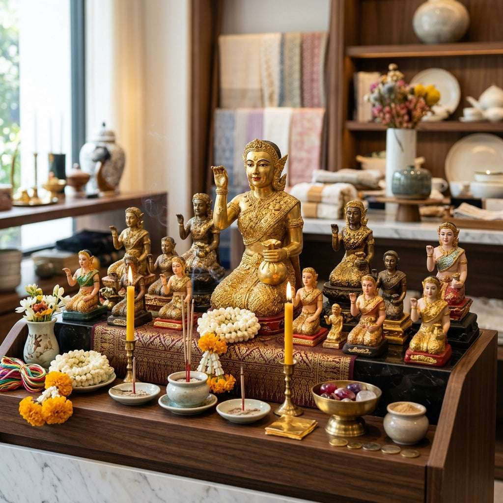 Nang Kwak Wealth Fetchers & Prosperity Goddess Statues Thai Blessing Co By RURUECHA
