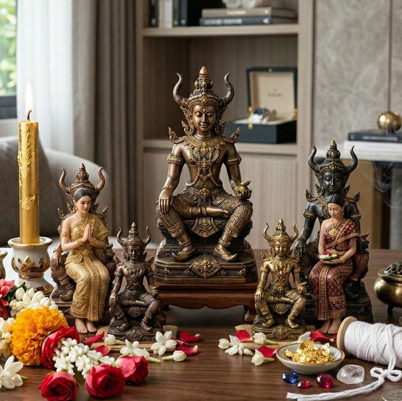 Paya Khao Kham Lanna Wealth & Supreme Charisma Icons Thai Blessing Co By RURUECHA