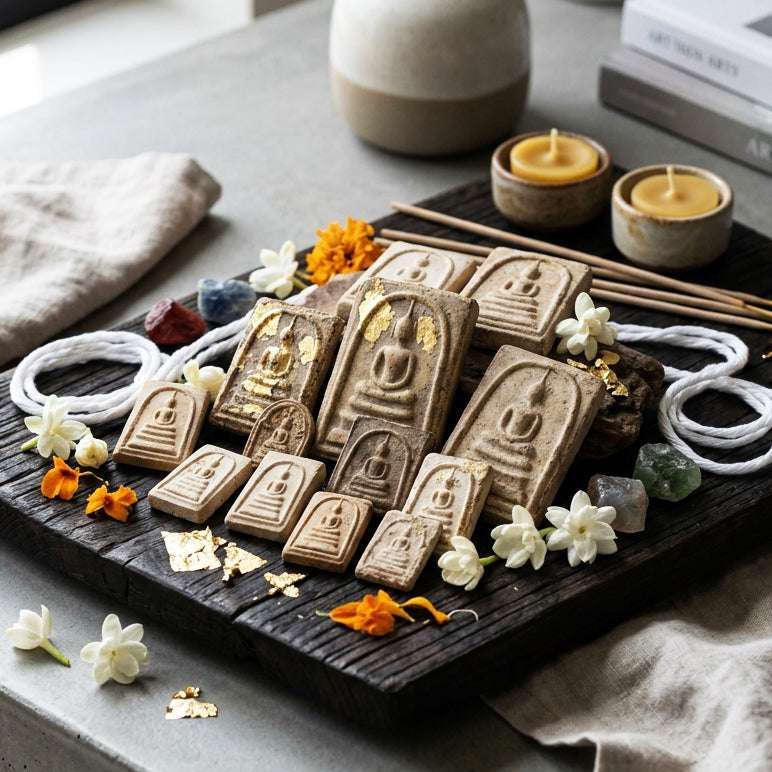 Phra Somdej King of Amulets & Sacred Votive Tablets Thai Blessing Co By RURUECHA