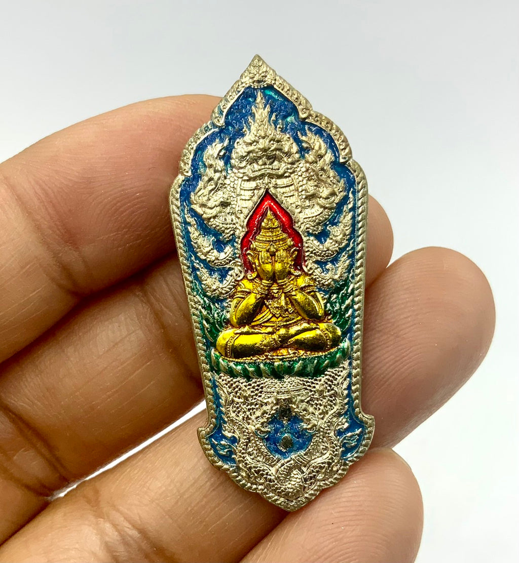 💰 "Millionaire Wealth" Coin Amulet: Maha Lap Sap Setthi Edition (2021) – Luang Pu Thip (Wat Pha Lat, Phayao) – Authentic Lanna Fortune Charm