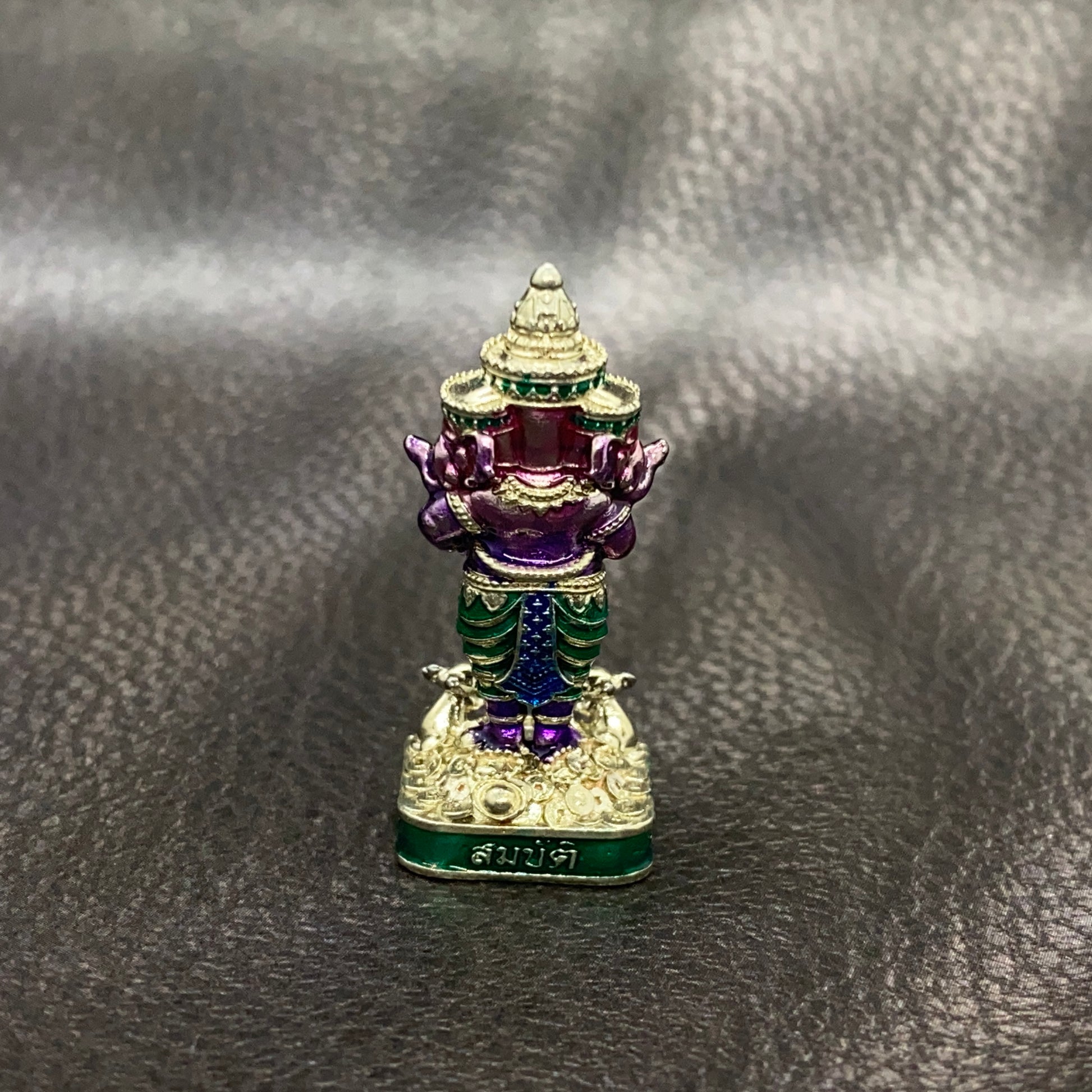 Ganesha 3-Headed Amulet – Maha Baramee Edition by Luang Pho Phat, Wat Huai Duan