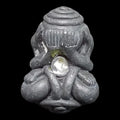 Phra Pitda Codit Ud Ruay Ruay - Supreme Fortune & Spiritual Armor, Lead Sacred Navel Diamond Edition Blessed by Luang Pu Jue Default Title