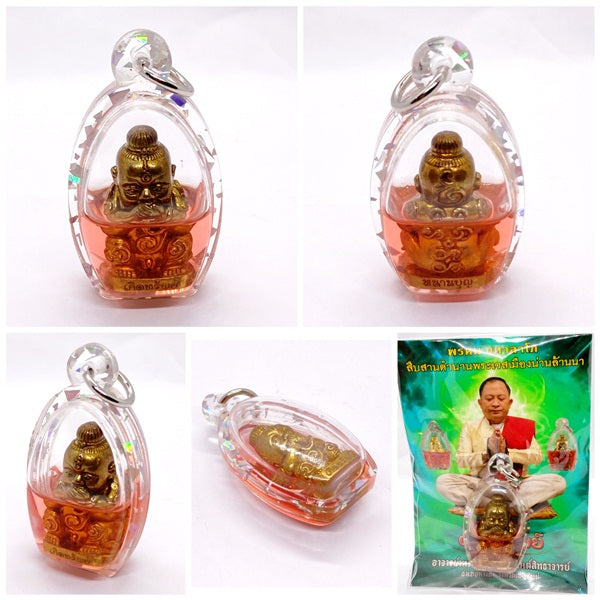 Kuman Dut Rok Amulet - Attract Wealth and Prosperity with Ajarn Nanboon's Spirit Child