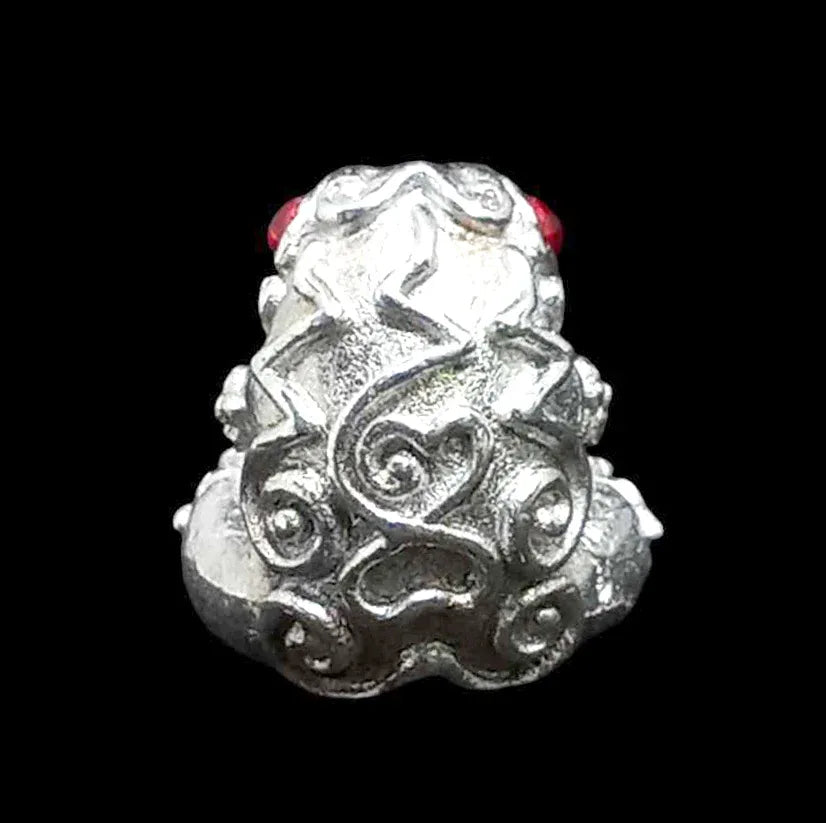 Khun Paen Khin Duean Jiw Charm - Authentic Silver Sacred Wealth & Protection Blessed by Luang Pu Kruba Vimala, Phra That Doi Jom Wa, Chiang Mai