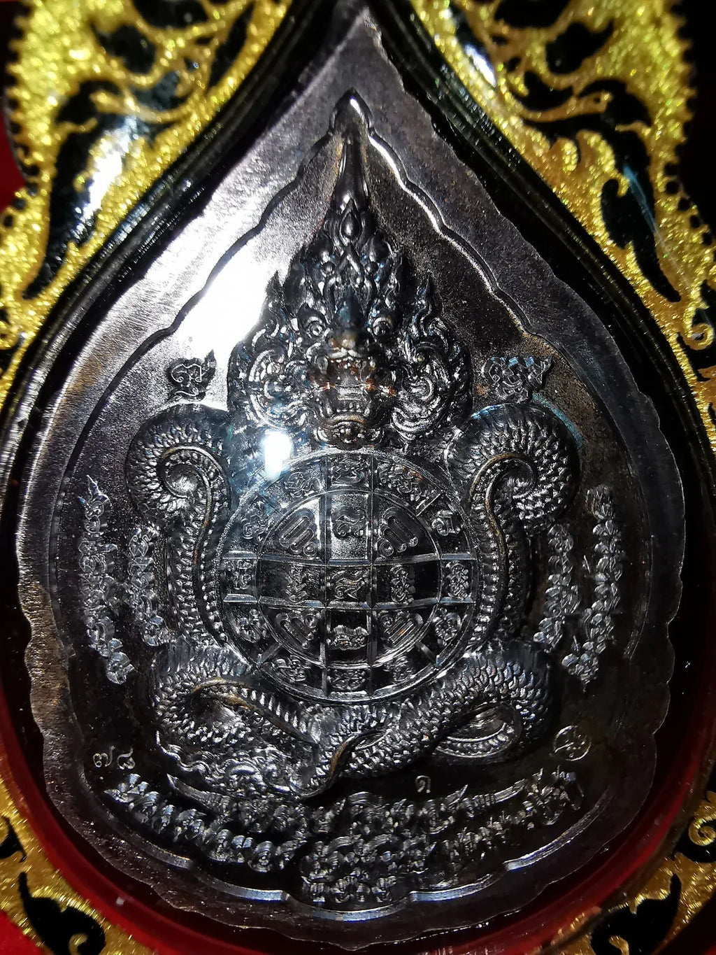🪙 “Rising Naga Wealth” Copper Satin Phra Nak Prok – Prosperity & Protection Amulet by Luang Pho Thong, Wat Ban Rai (Limited Mintage)