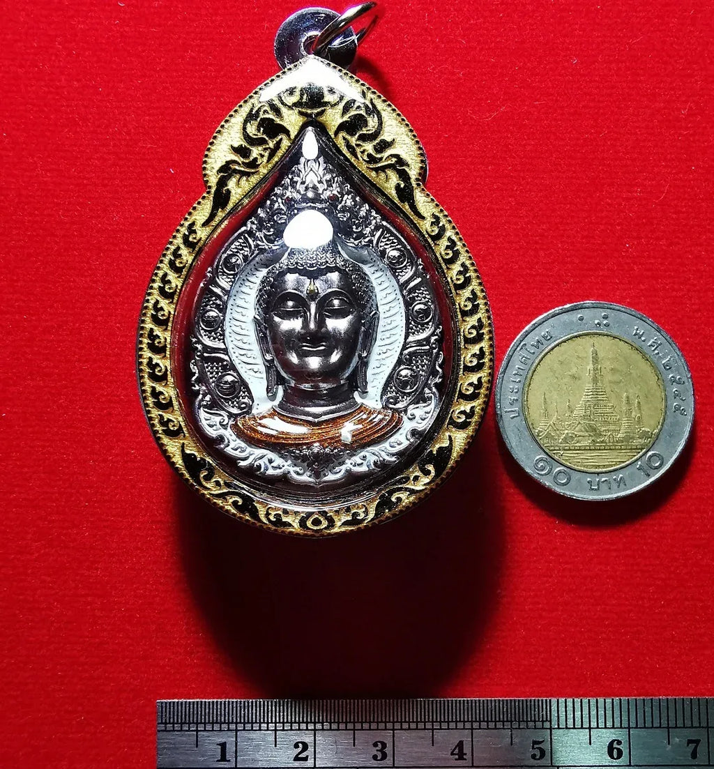 🪙 “Rising Naga Wealth” Copper Satin Phra Nak Prok – Prosperity & Protection Amulet by Luang Pho Thong, Wat Ban Rai (Limited Mintage) Default Title