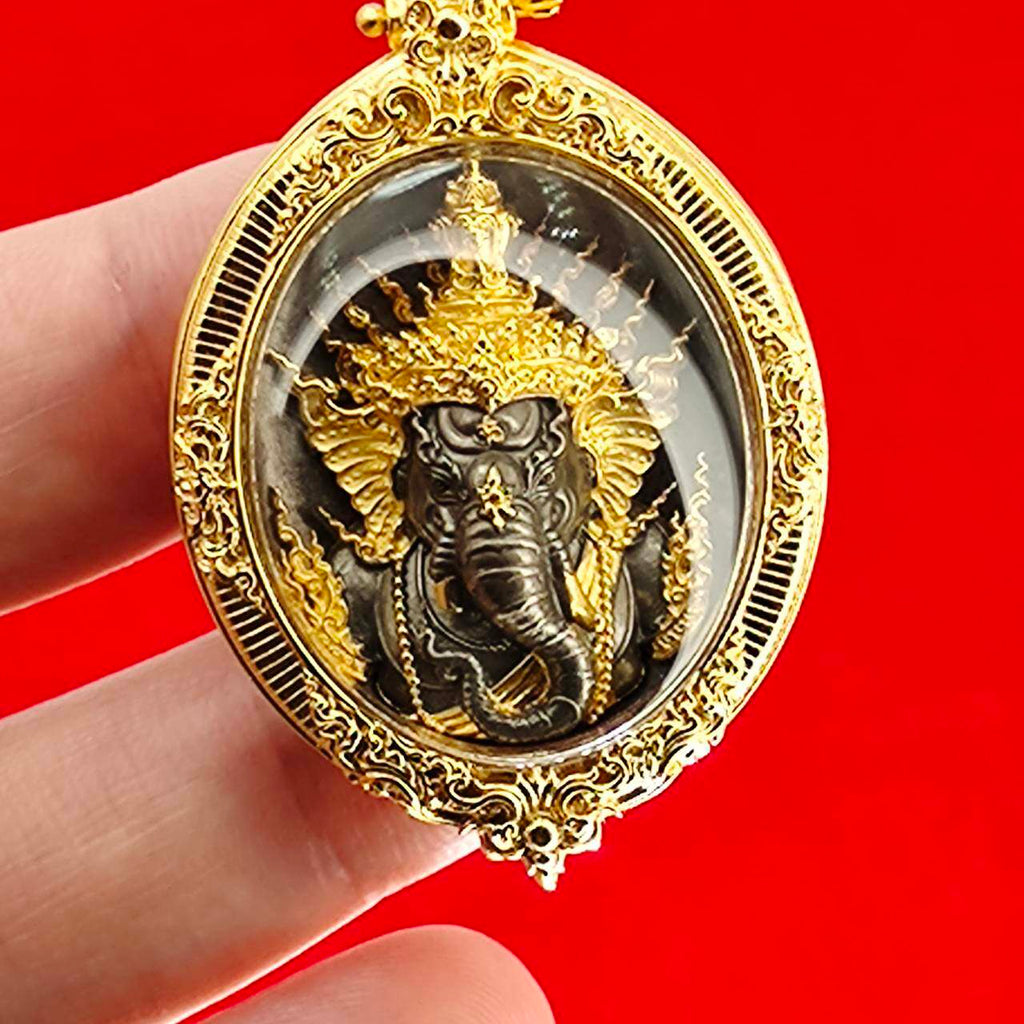 Ganesh Blessing Statue - Prakhaniyalikhit Figurine for Prosperity, Wisdom, and Auspicious Success