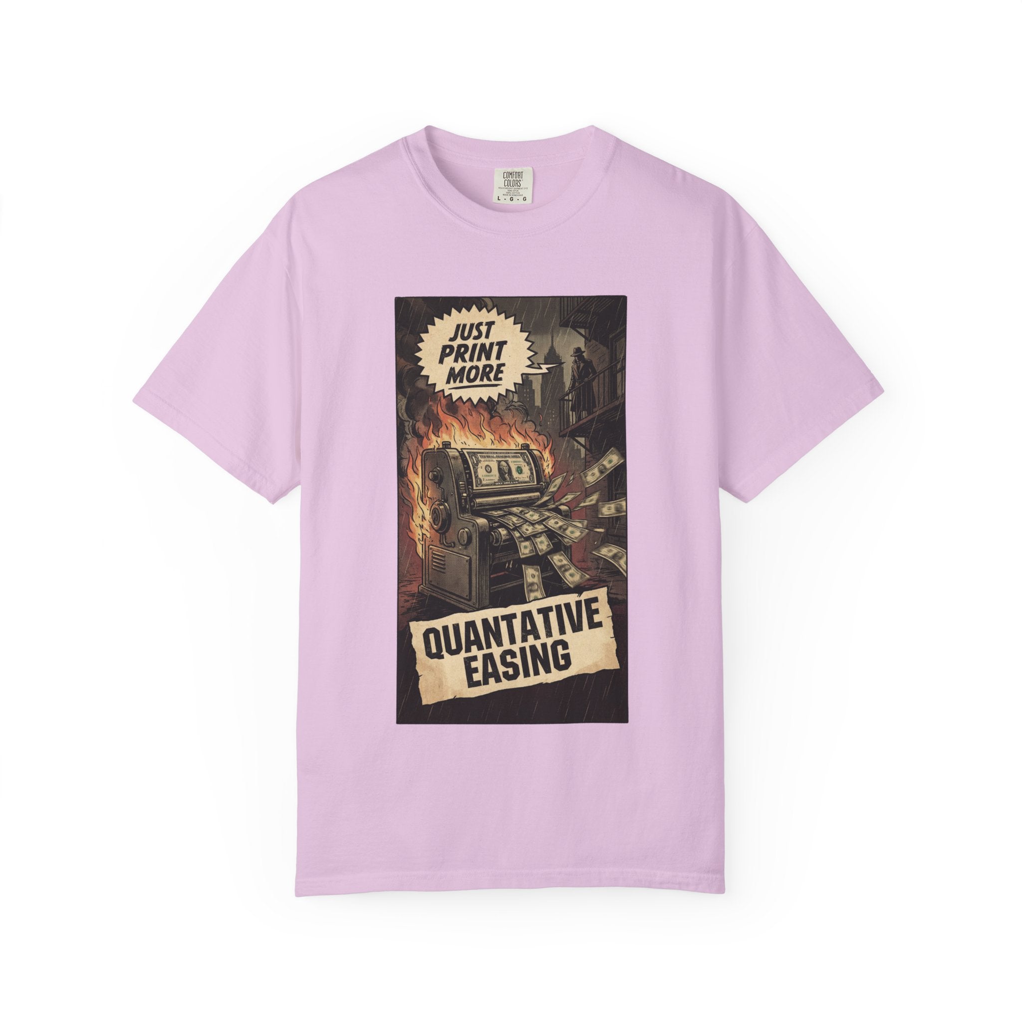 Satirical Finance T-Shirt, Toxic Work Culture Shirt, Market Correction Bear vs Bull Tee, Inflation $1000 Burger Graphic, Vintage Grunge Streetwear Orchid