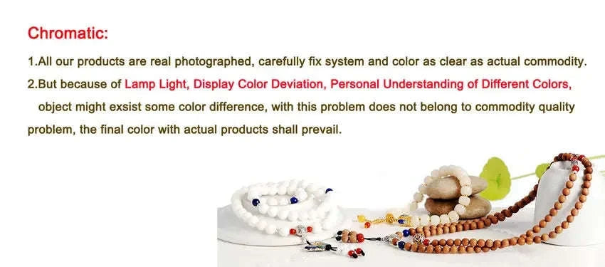 🕉️ 108 Bead "Soul Harmony" Mala Necklace: 6mm Natural Healing Stones with Lotus Charm – Elastic Yoga & Meditation Bracelet for Inner Peace