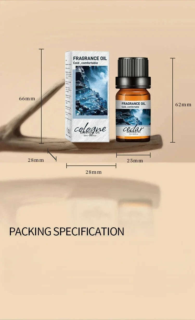 🚗 10ml Car Natural Plant Essential Oil – Water-Soluble Aromatic Refill for Auto Diffuser, Humidifier, and Air Freshener﻿