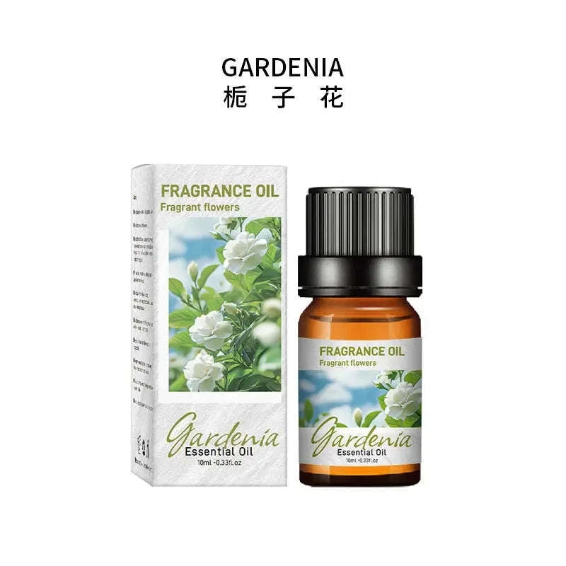 🚗 10ml Car Natural Plant Essential Oil – Water-Soluble Aromatic Refill for Auto Diffuser, Humidifier, and Air Freshener﻿ Gardenia
