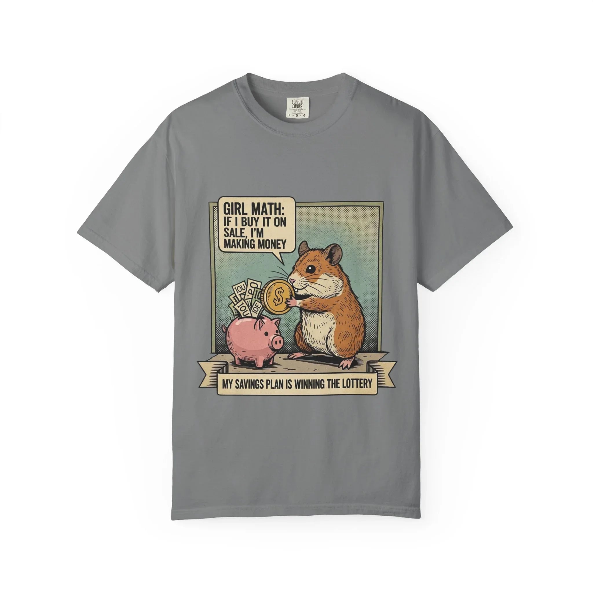Funny Opossum Shirt I Identify As Rich Tee Inflation Arch-Nemesis Broke Life Gift Screaming Opossum Sarcastic Adulting Currently Accepting Grey