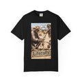 Tied Down Literally T-Shirt - Funny Cowboy Skeleton Shirt - Western Pun Tee - Sarcastic Desert Aesthetic Graphic - Vintage Cowboy Gift Black
