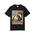 Funny Panda Monday Shirt - "I Am Allergic To Mondays" Hoodie - Office Humor Sweatshirt - "Wake Me Up When I Am Rich" Tee - Relatable Lazy Coworker Gift - Work Sucks Apparel Black