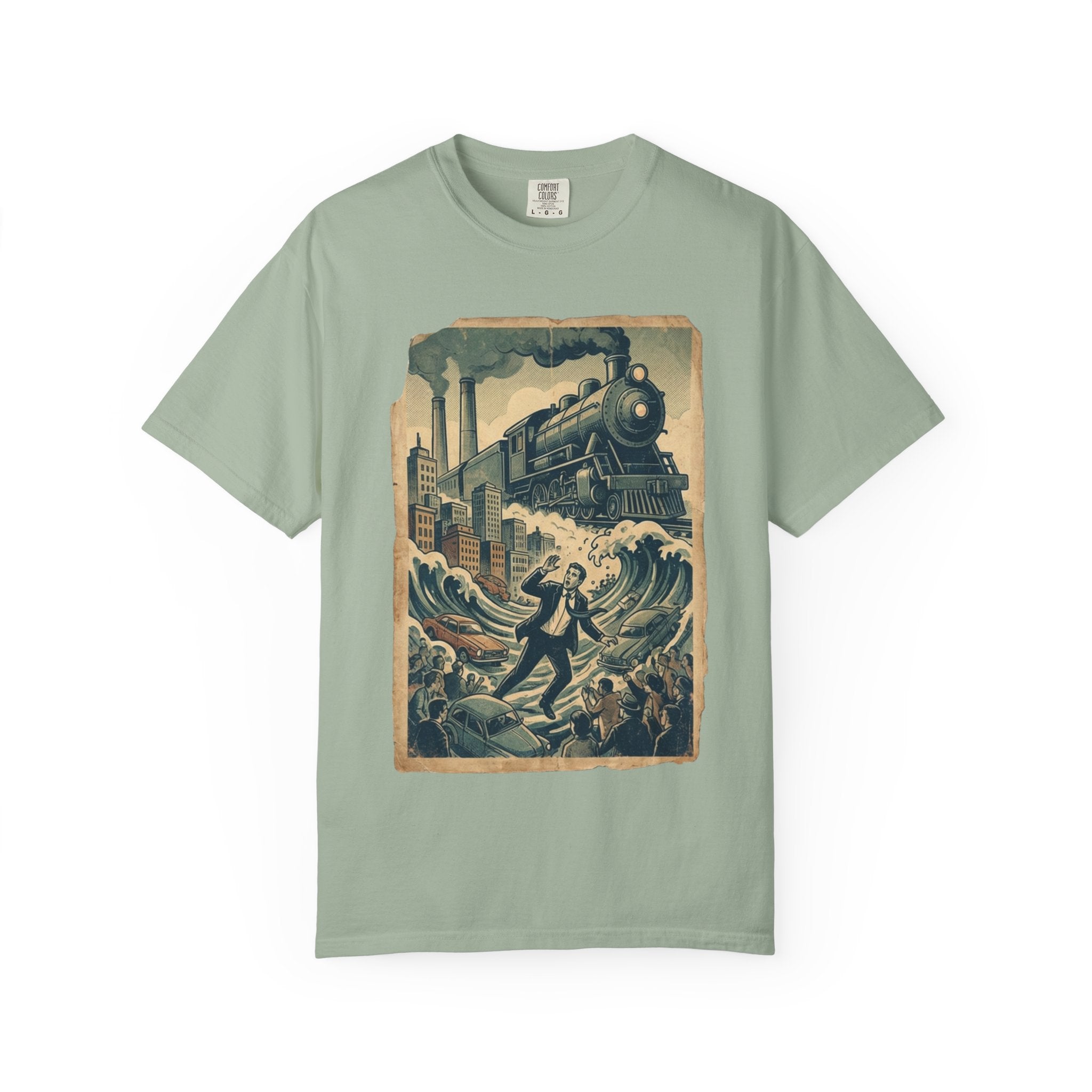 Vintage Dystopian Work Overload Shirt, Retro All-Seeing Eye Tee, Corporate Burnout Graphic, Dark Academia Aesthetic, Gift for Office Workers, Philosophy Satire Unisex T-Shirt Bay