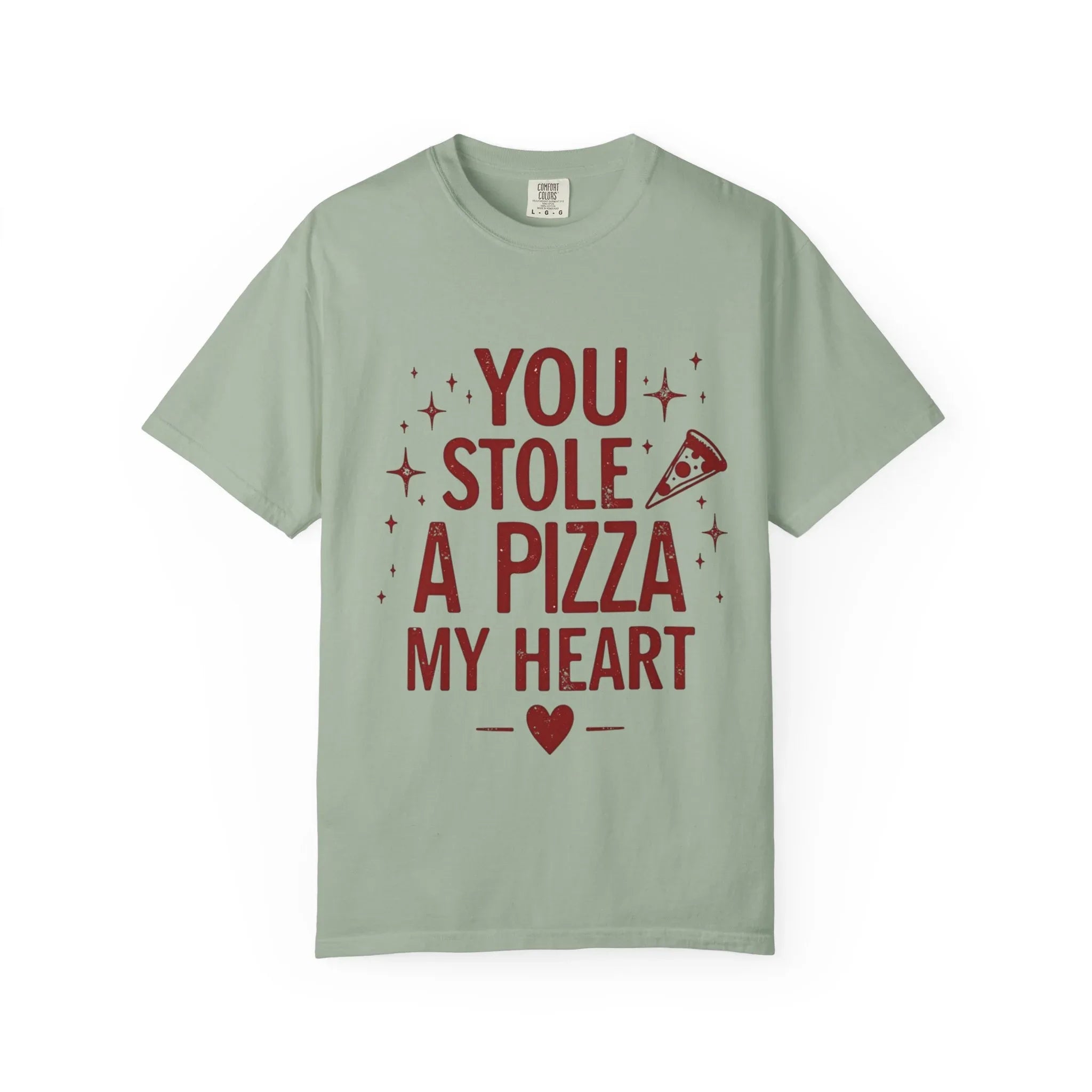 You Stole a Pizza My Heart Shirt, Pizza Love Pun Tee, Cute Typography T-Shirt, Funny Foodie Valentine Gift, Couples Date Night Outfit