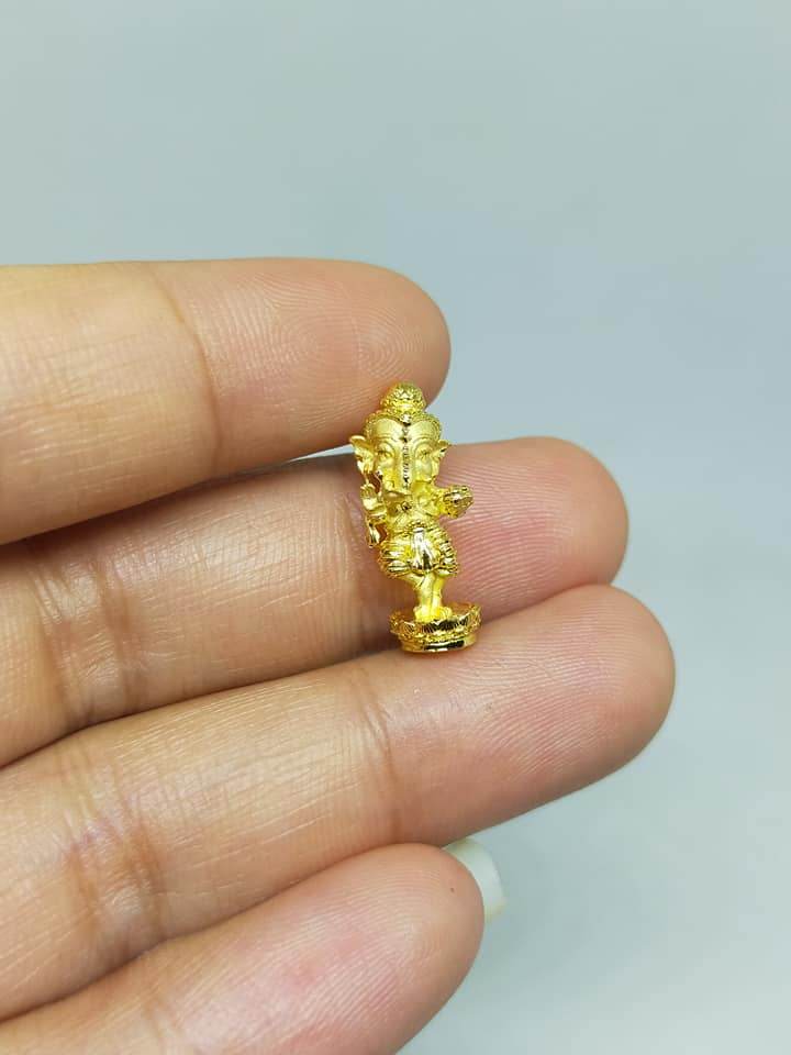 Dancing Ganesha – Natyam Ganesh Amulet | Phra Ajarn Amnaj Mahaviro | 2020 (B.E. 2563)&nbsp;舞神象神 | 阿赞阿玛杰 · 大威罗高僧加持 | 佛历2563年珍藏版 - Thai Blessing Co