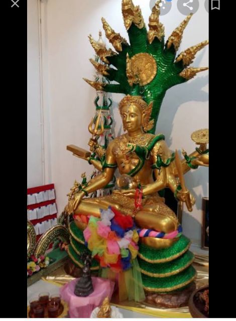 🐉 "Pu Naga" Yantra Cloth: First Edition (Roon Raek) from Wat Tham Monthon, Nakhon Pathom – The Naga King of Hidden Treasures