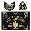 🔮 12-inch Wooden Divination Board with Engraved Philosophical Messages – Witch’s Pendulum Board Set 17