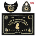 🔮 12-inch Wooden Divination Board with Engraved Philosophical Messages – Witch’s Pendulum Board Set 19