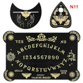 🔮 12-inch Wooden Divination Board with Engraved Philosophical Messages – Witch’s Pendulum Board Set 11