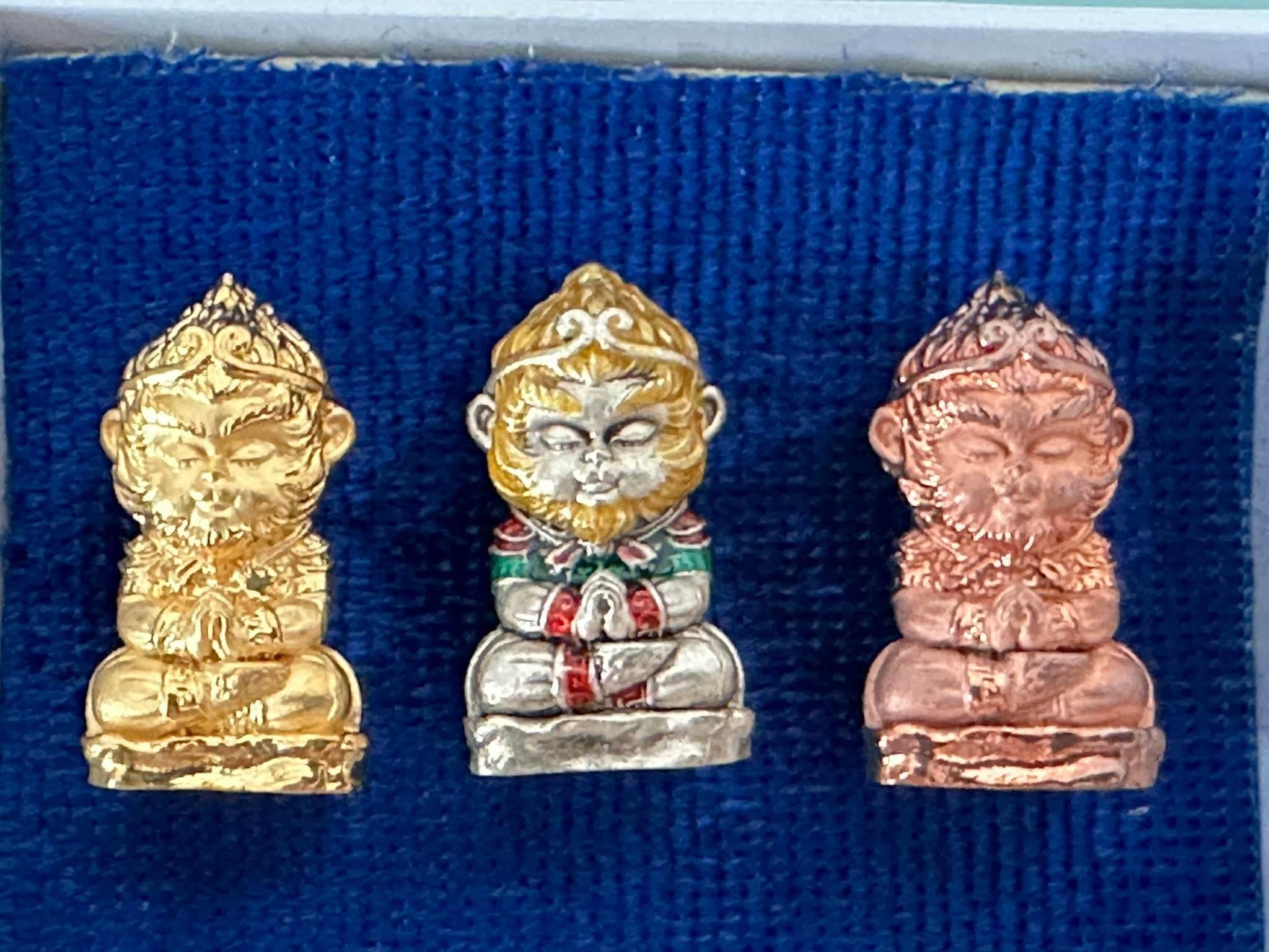 Monkey King Fortune Amulet by Phra Ajarn Amnat - Mahaviro's Power Charm