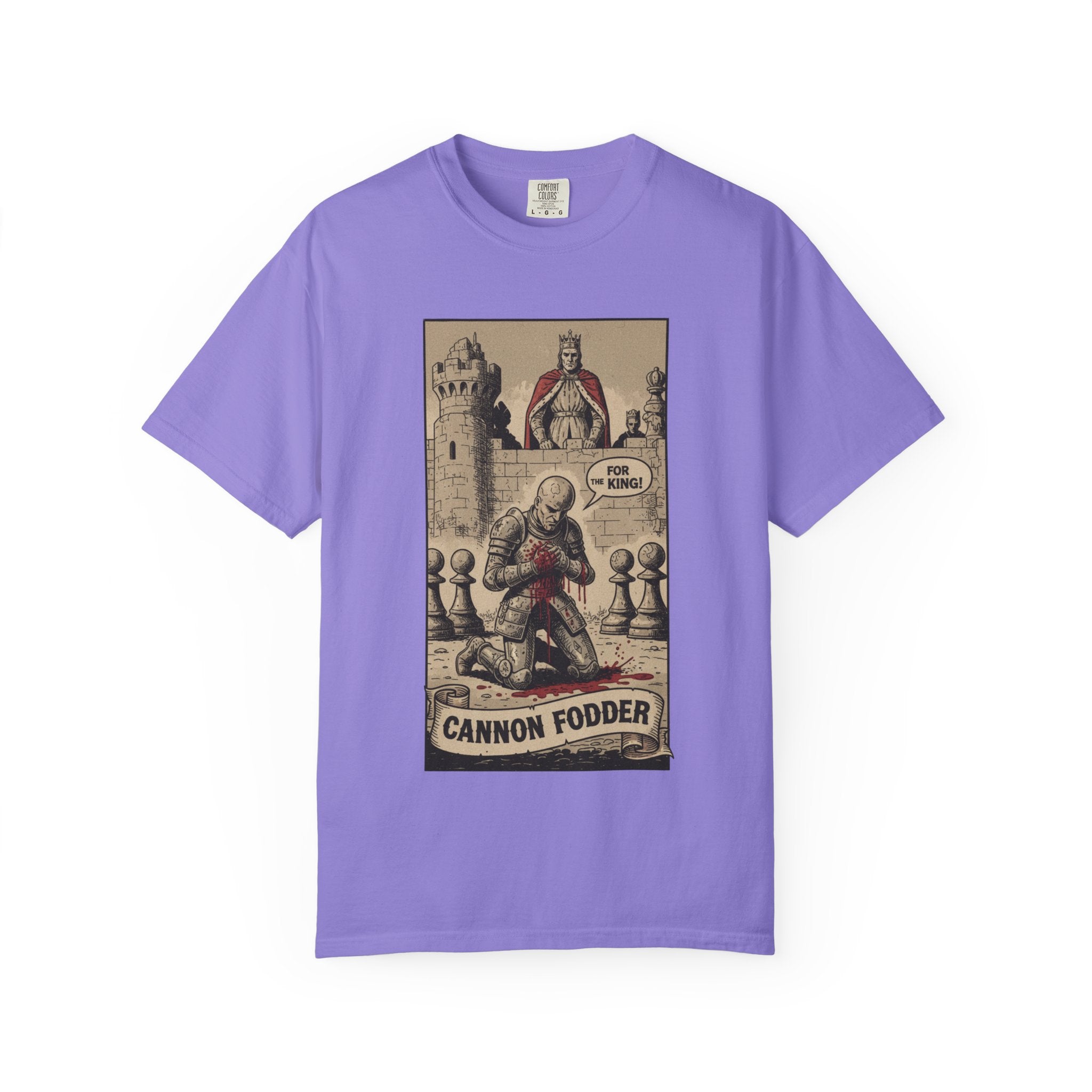 Vintage Satirical T-Shirt | Political Theater & System is Rigged Retro Tee | Sarcastic Dark Humor Shirt | Unisex Premium Cotton Graphic Tee Violet