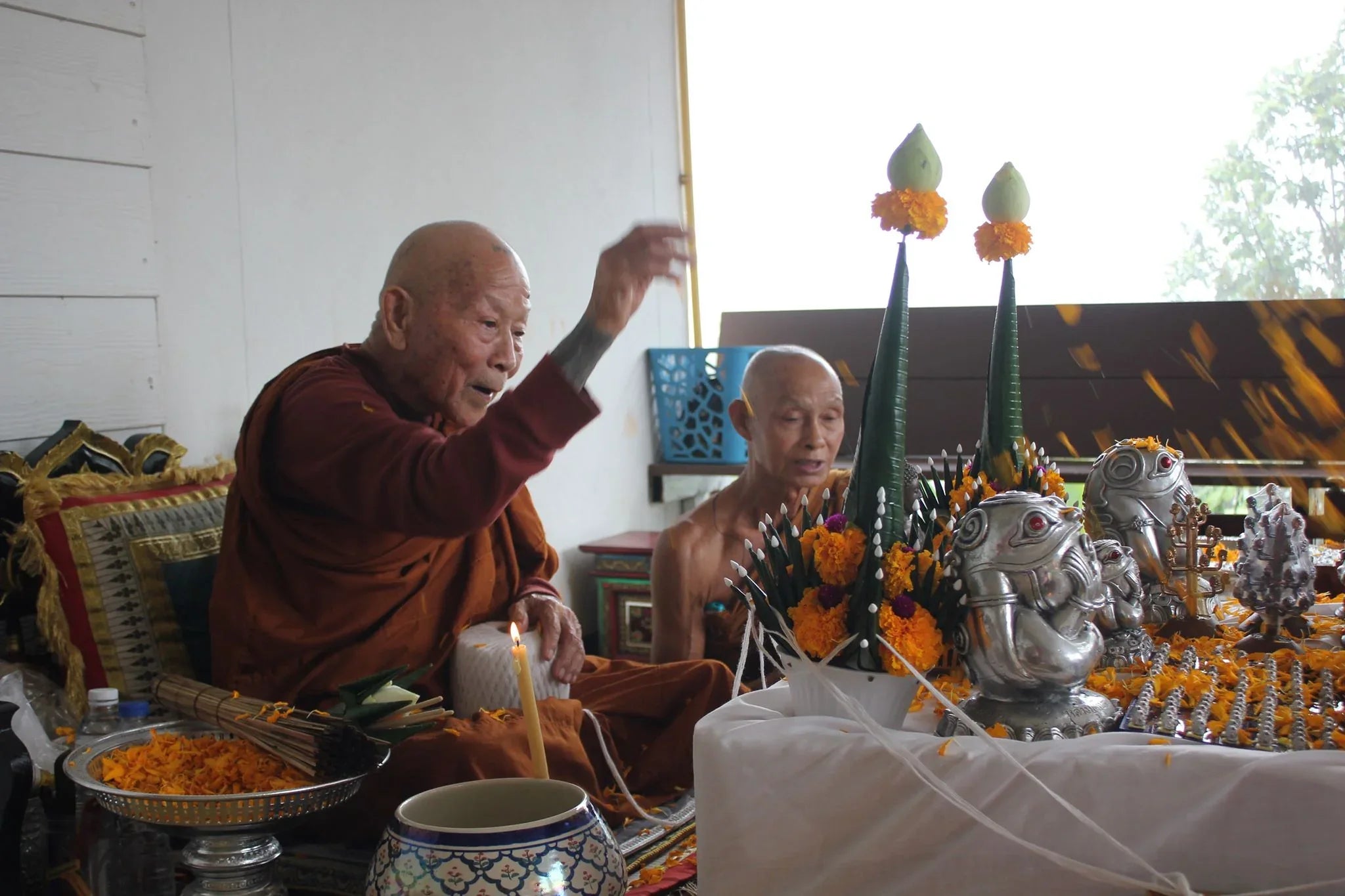 Khun Paen Khin Duean Jiw Charm - Authentic Silver Sacred Wealth & Protection Blessed by Luang Pu Kruba Vimala, Phra That Doi Jom Wa, Chiang Mai