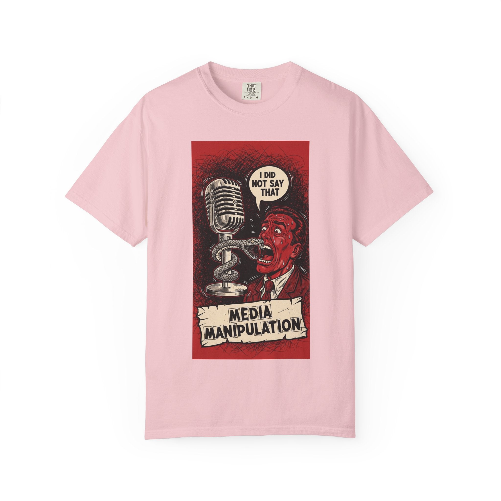 Vintage Satirical T-Shirt | Political Theater & System is Rigged Retro Tee | Sarcastic Dark Humor Shirt | Unisex Premium Cotton Graphic Tee Blossom