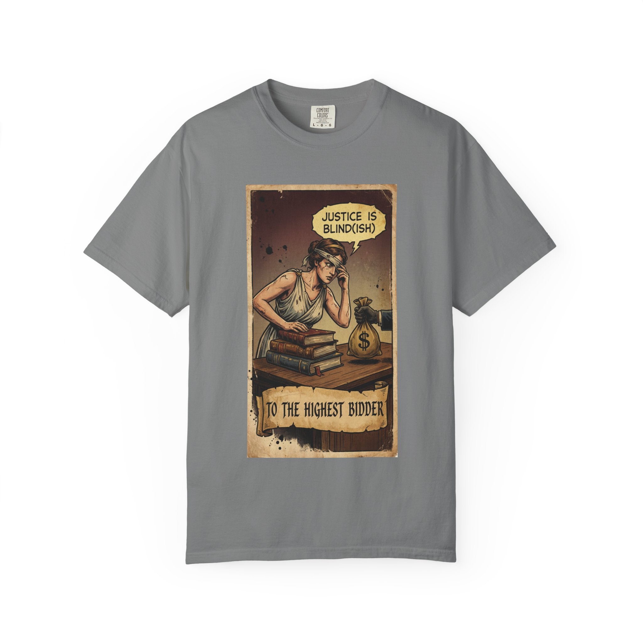 Imperialism Vintage Comic T-Shirt Political Satire History Gift Retro Propaganda Graphic Tee History Teacher Apparel Grey