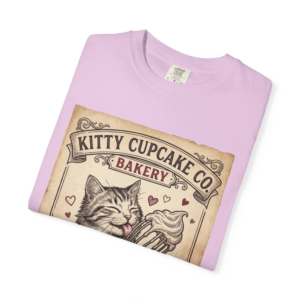 Kitty Cupcake Co T-Shirt | Vintage Cat Bakery Youre the Sprinkle to My Heart Graphic Tee