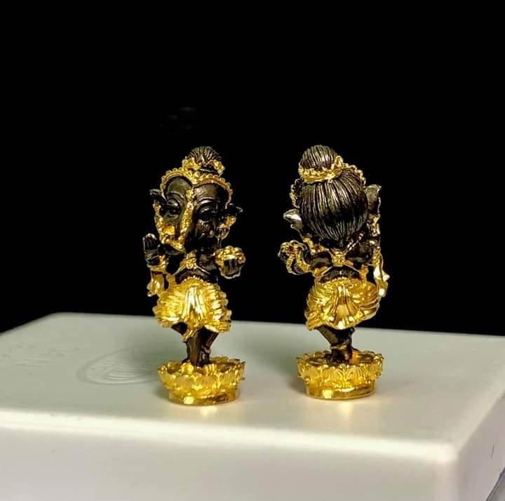 Dancing Ganesha Amulet - Limited Edition Natyam Collector's Piece by Phra Ajarn Amnaj Mahaviro 2020 B.E. 2563