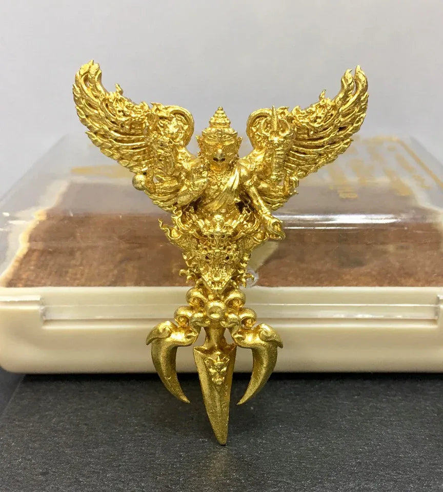 🪙 Vajra Garuda “Infinite Wealth Regent” – 5 cm Supreme Prosperity & Protection Statue (Maha Garuda Millionaire of Endless Treasure)