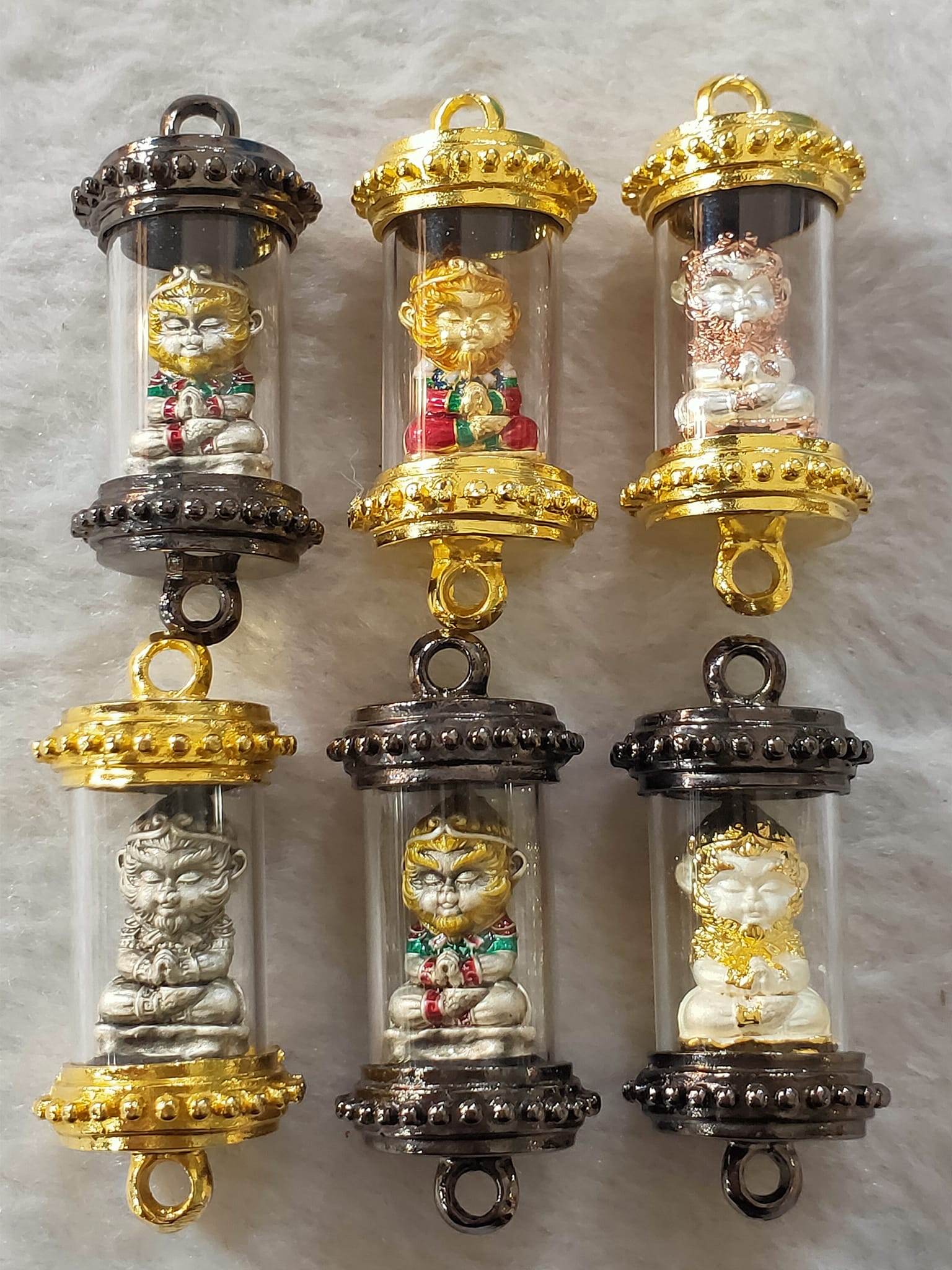 Hong Kong Monkey King Amulet – 100 Million Fortune Edition (2021) By Phra Ajarn Amnat, Mahaviro Meditation Center, Chaiyaphum Province - Thai Blessing Co