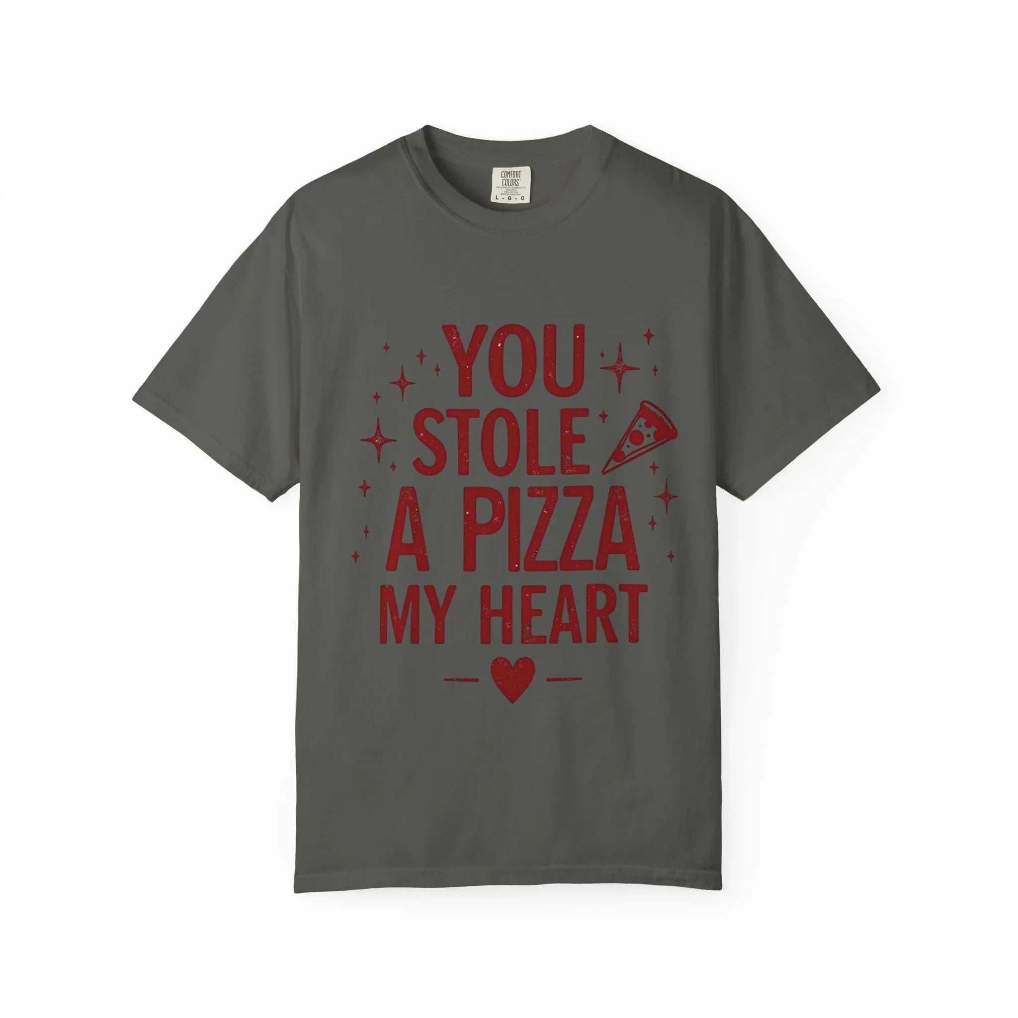 You Stole a Pizza My Heart Shirt, Pizza Love Pun Tee, Cute Typography T-Shirt, Funny Foodie Valentine Gift, Couples Date Night Outfit